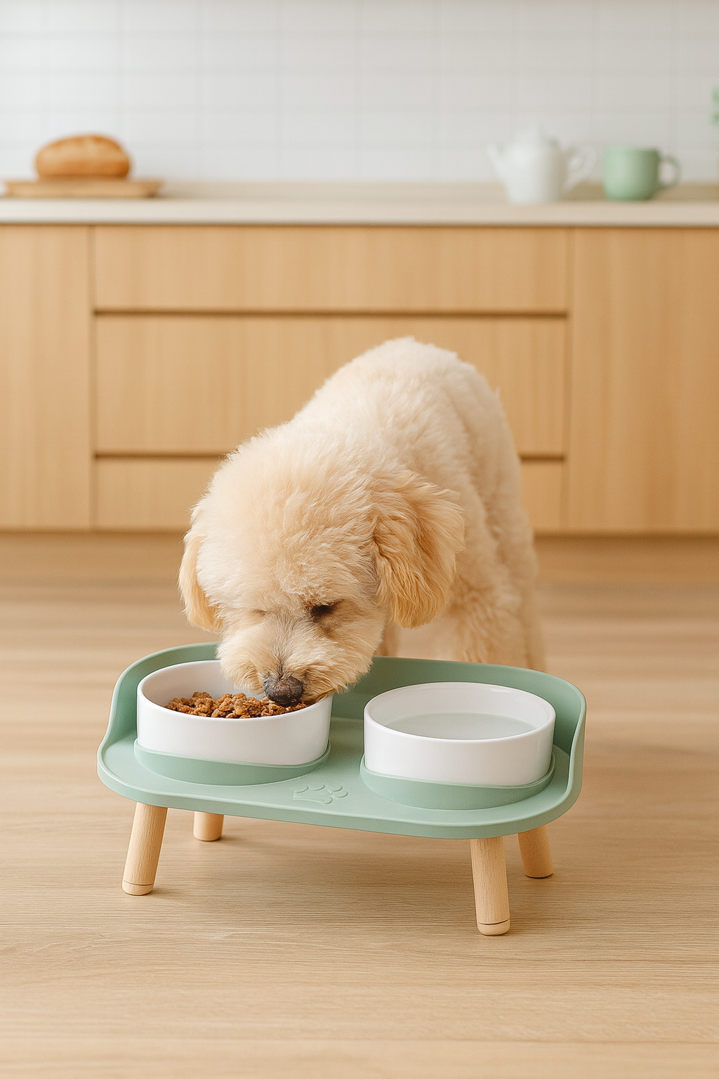 PawPosture™ Bowl  Ergonomic Double Feeder