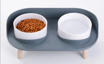 PawPosture™ Bowl  Ergonomic Double Feeder